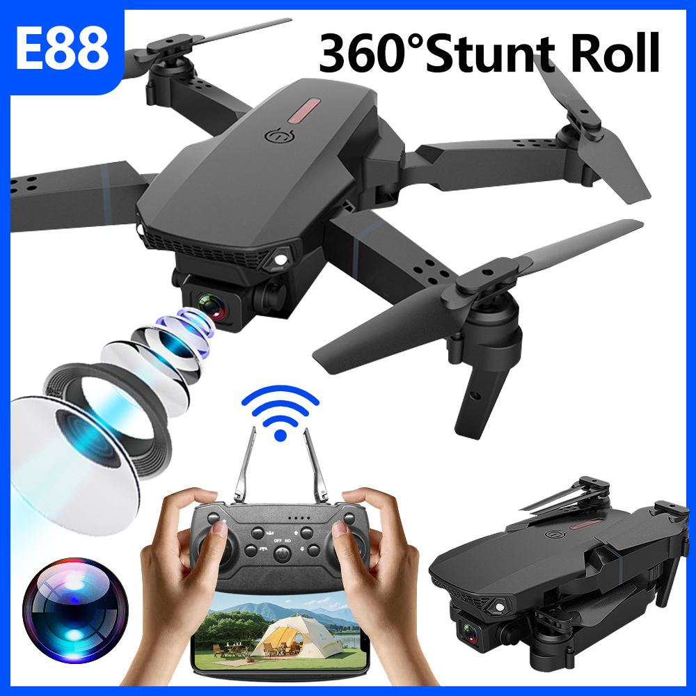 E88 Mini Drone UAV 360 grados  - Eachine Drone E58 reseña y precio